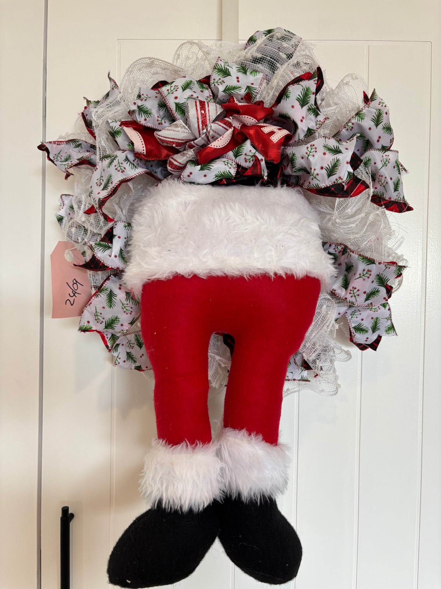 Santa butt wreath