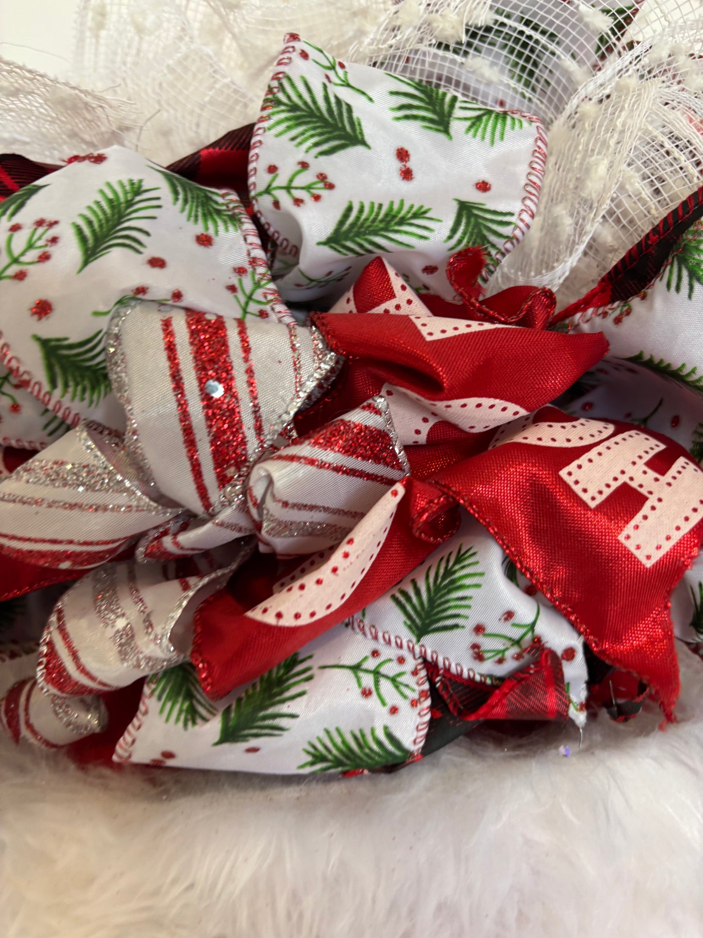 Santa butt wreath