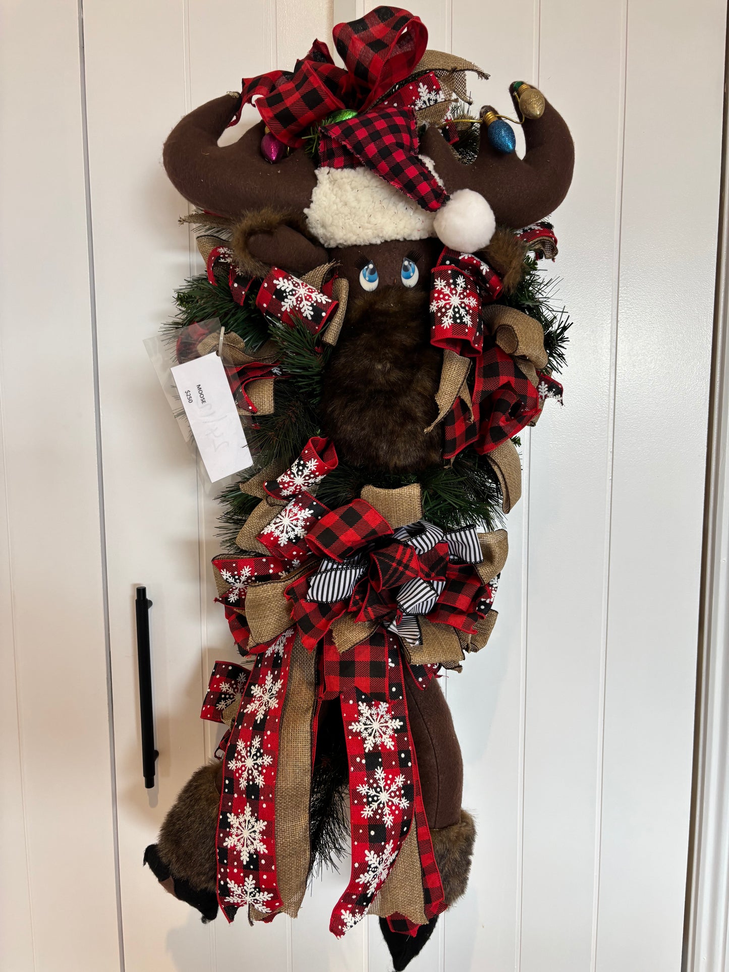 Christmas Moose Teardrop