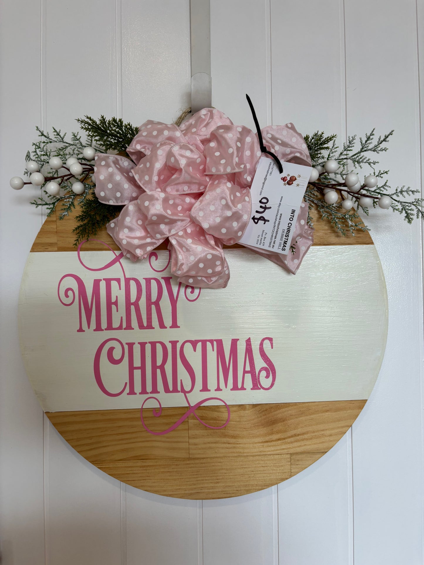 Pink Merry Christmas