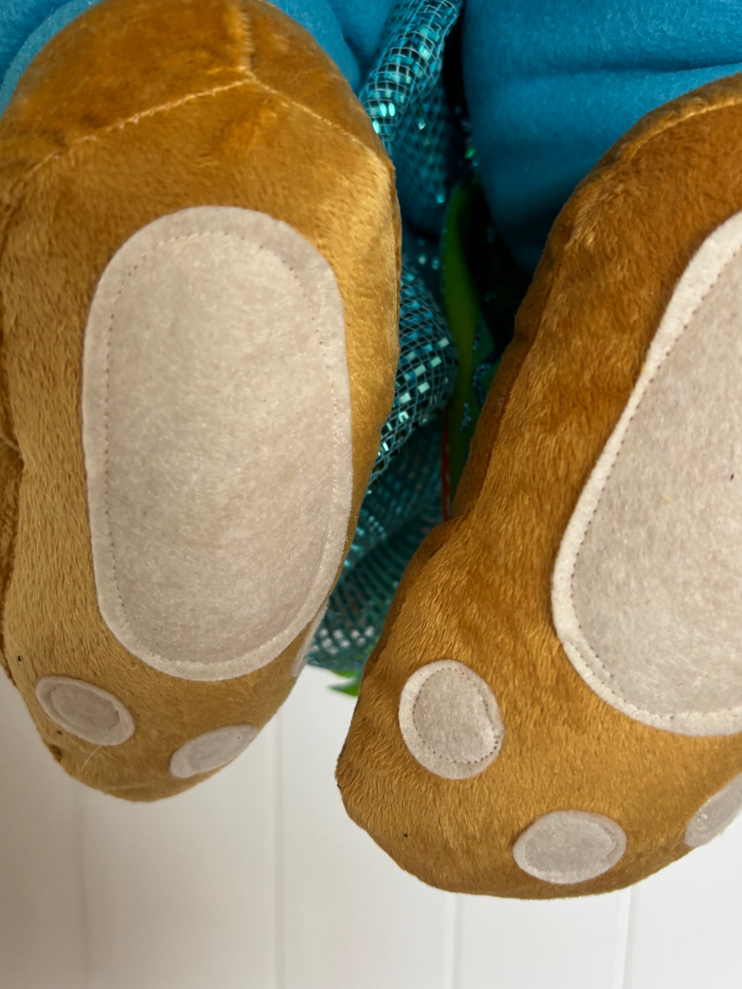 Blue Mesh Boy Bunny Butt Wreath
