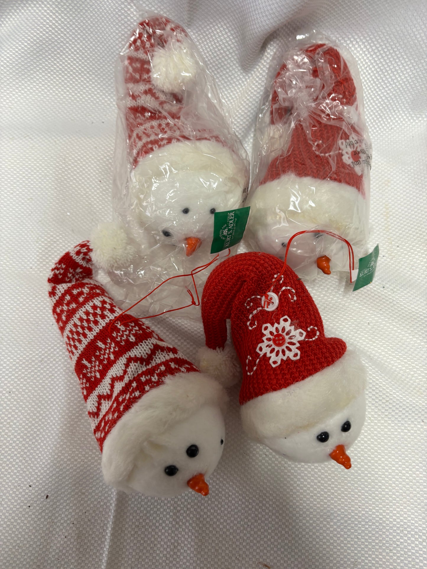 Snowman head ornaments ( assorted)-sold individually