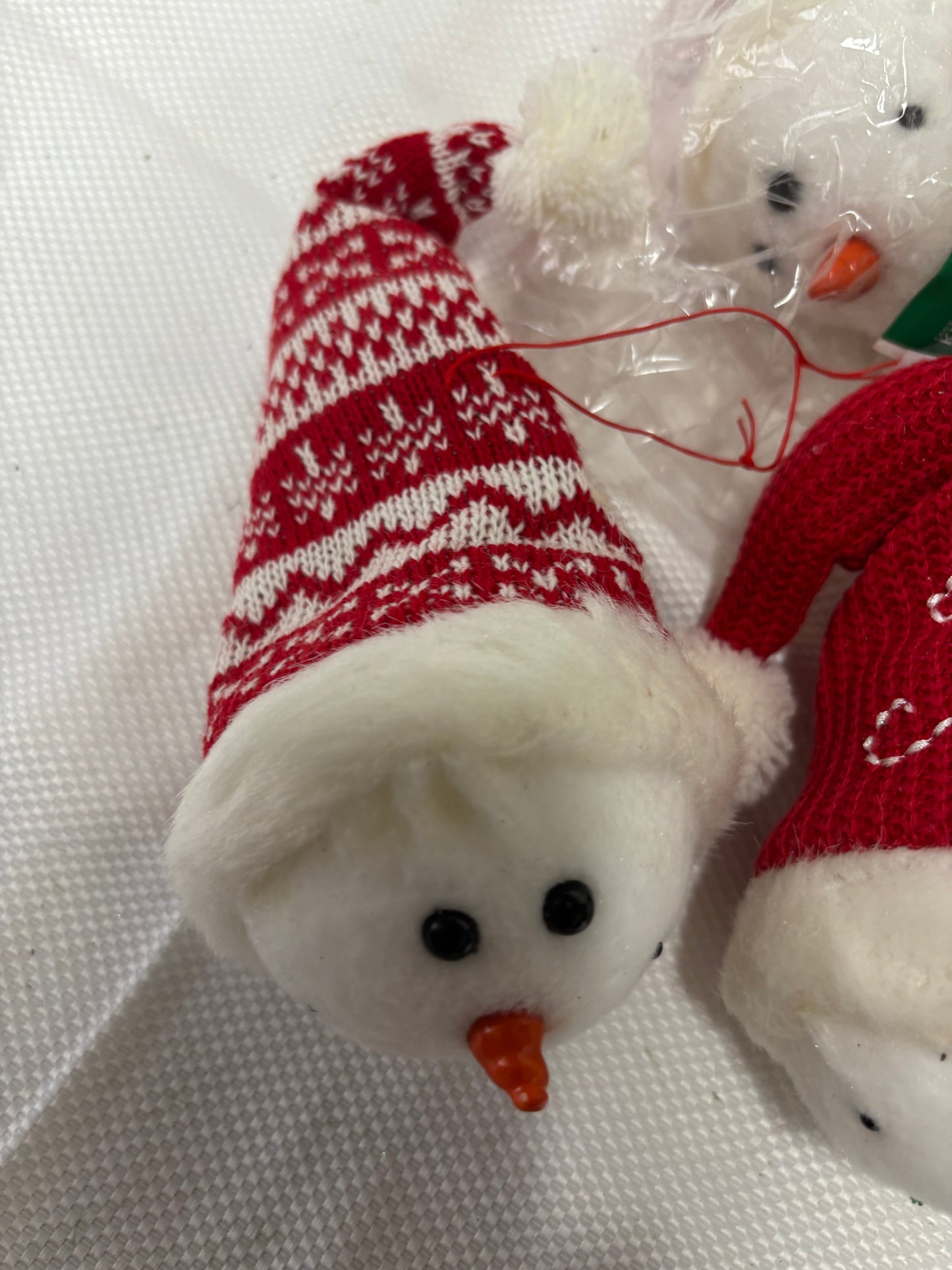 Snowman head ornaments ( assorted)-sold individually