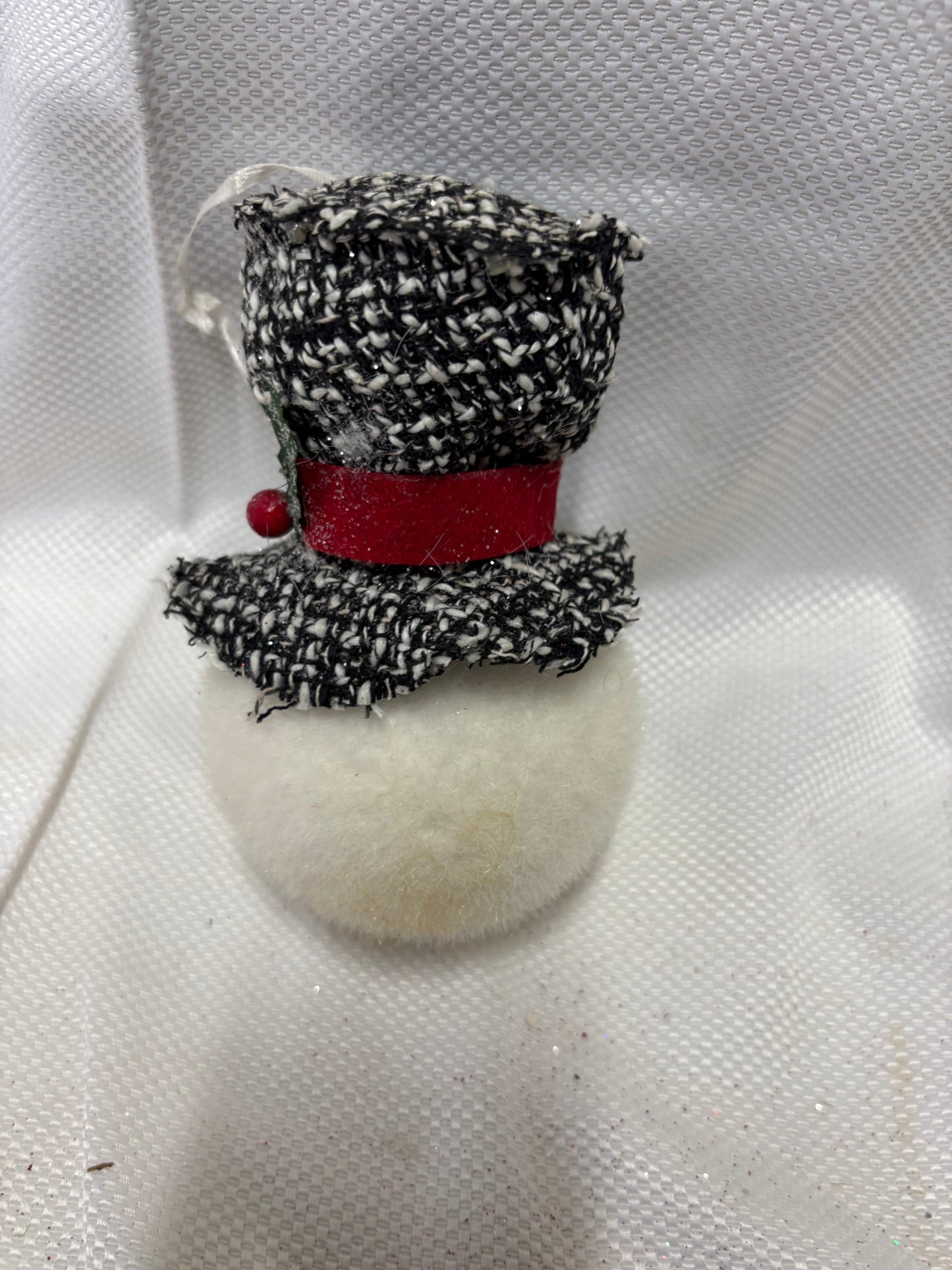 Top hat Snowman Ornament