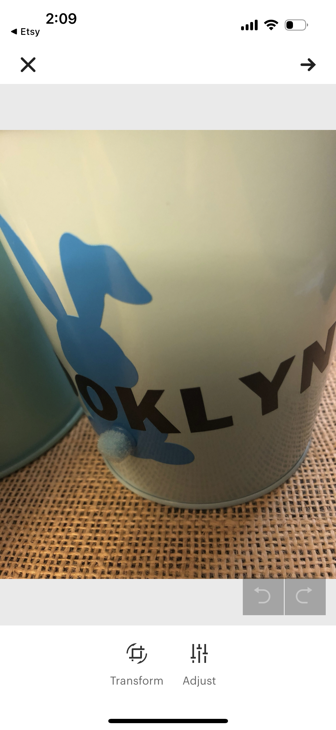 Easter tin bucket-personalised