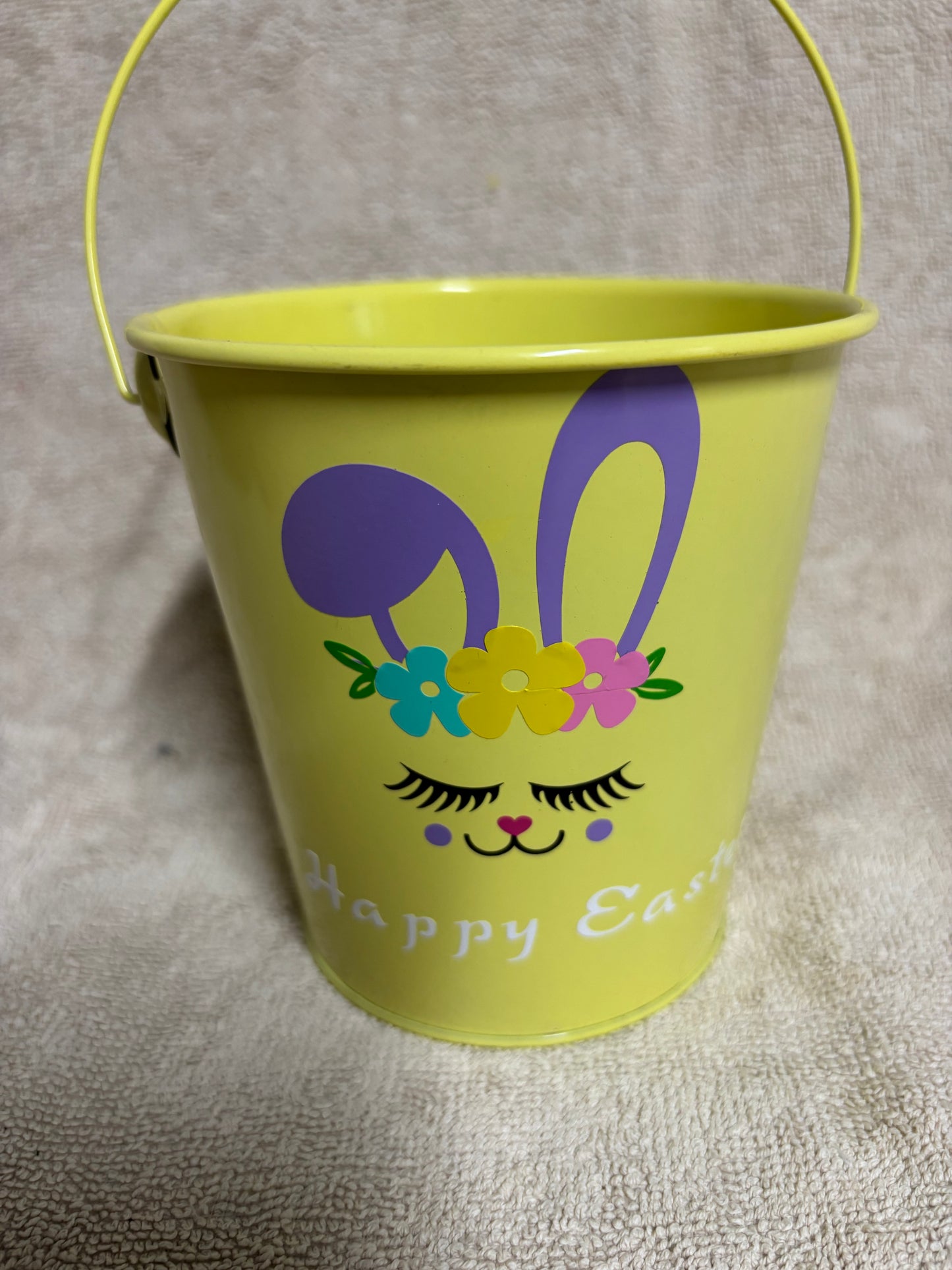Easter tin bucket-personalised