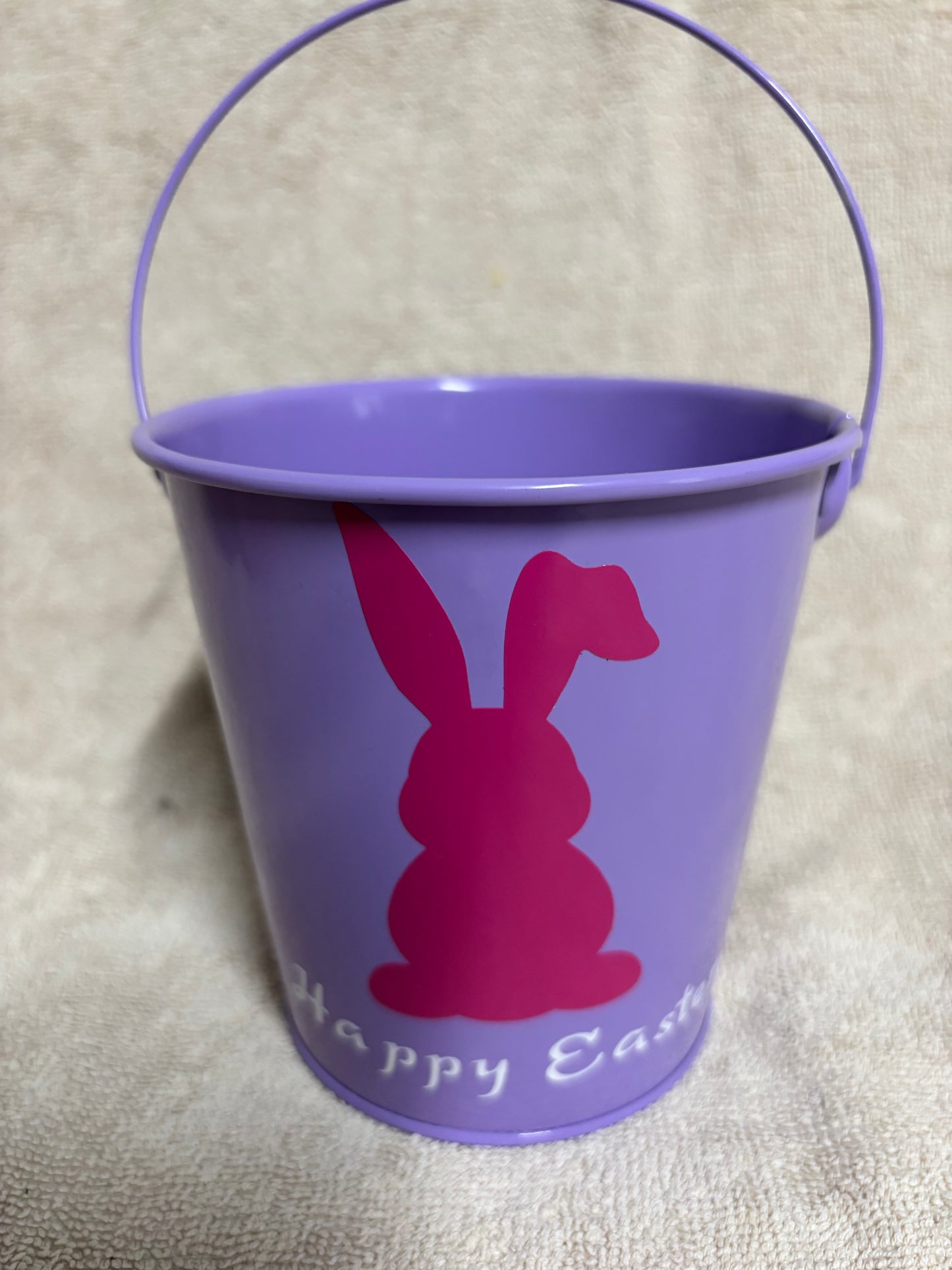 Easter tin bucket-personalised