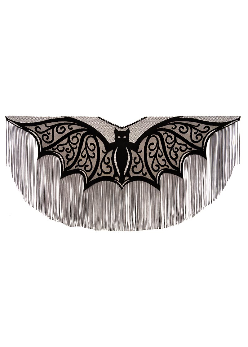 Bats! Poncho fringed